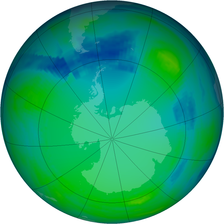 Ozone Map 1985-07-23